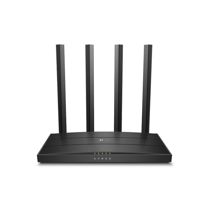 TP-Link Archer C6 AC1200 dual-band Wi-Fi 5 router with four antennas